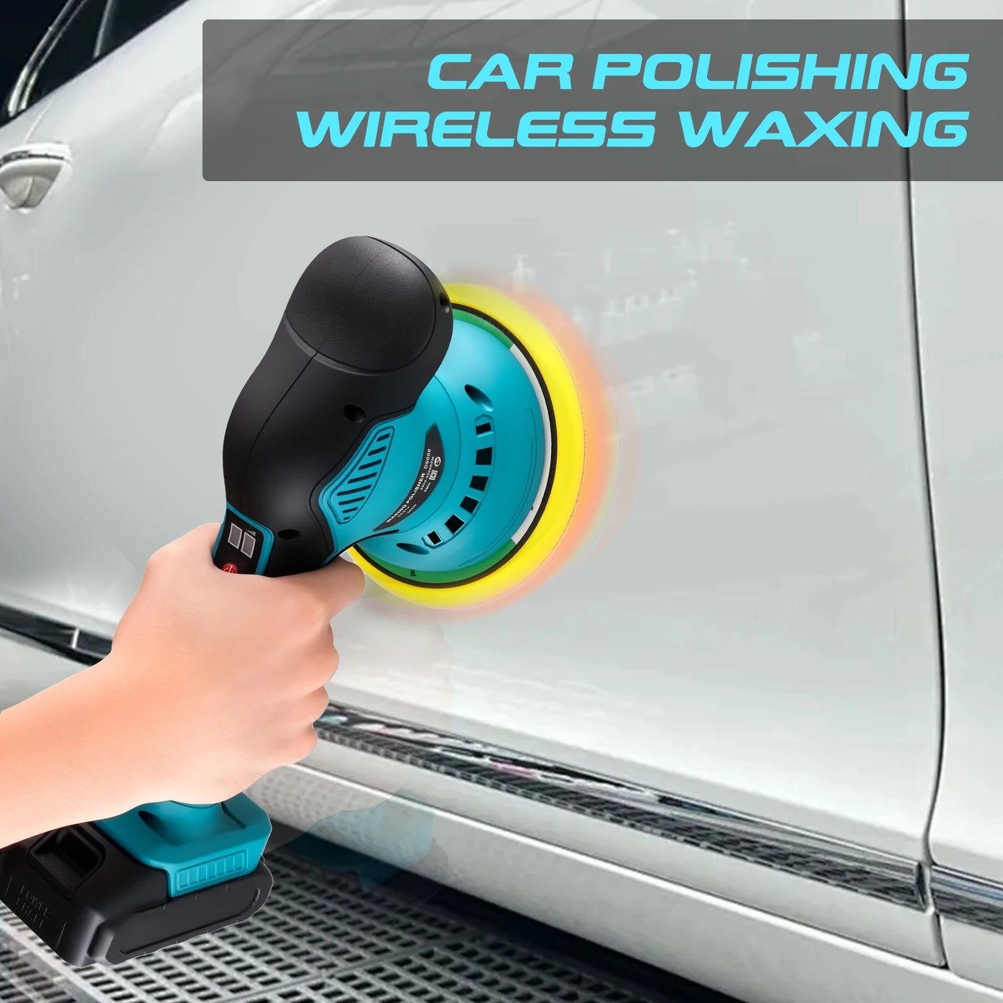Cordless Car Polisher 8-Speed Electric Waxing Tool